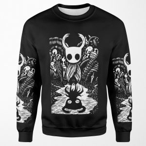 Ghost Knight Graphic Art Hollow Knight Funny Game All-over-print Unisex Sweatshirt