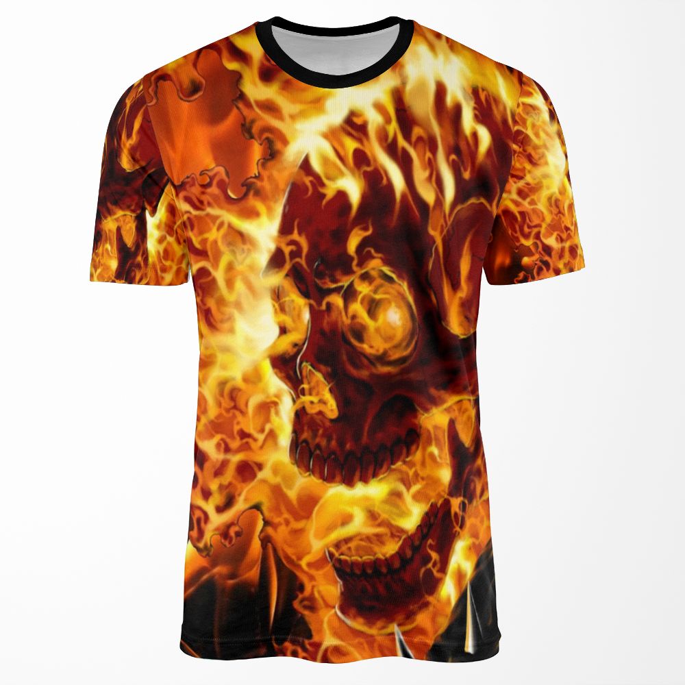 Ghost Rider Fire All-over-print T-shirt