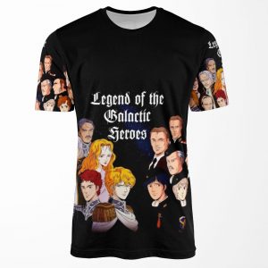 Ginga Eiyuu Densetsu All-over-print T-shirt