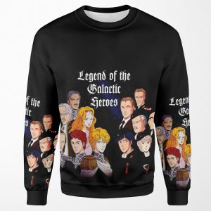 Ginga Eiyuu Densetsu All-over-print Unisex Sweatshirt