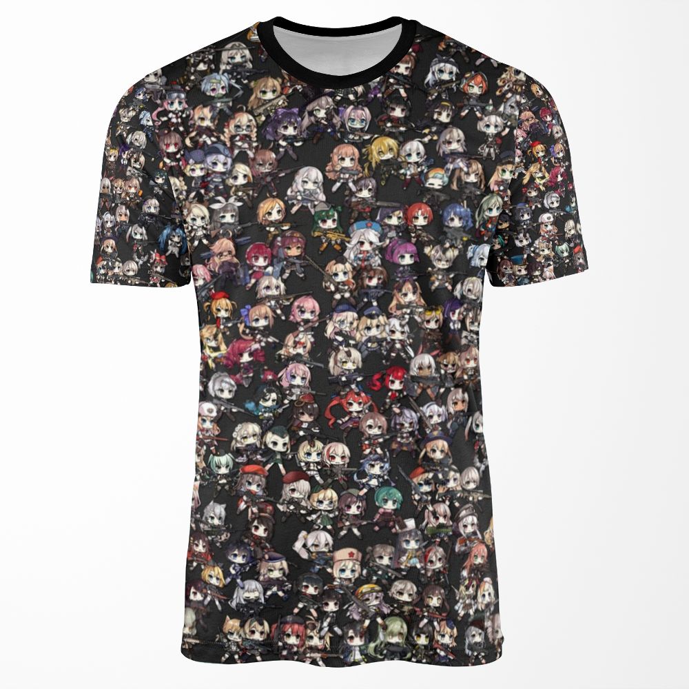 Girls Frontline Chibi Collage All-over-print T-shirt
