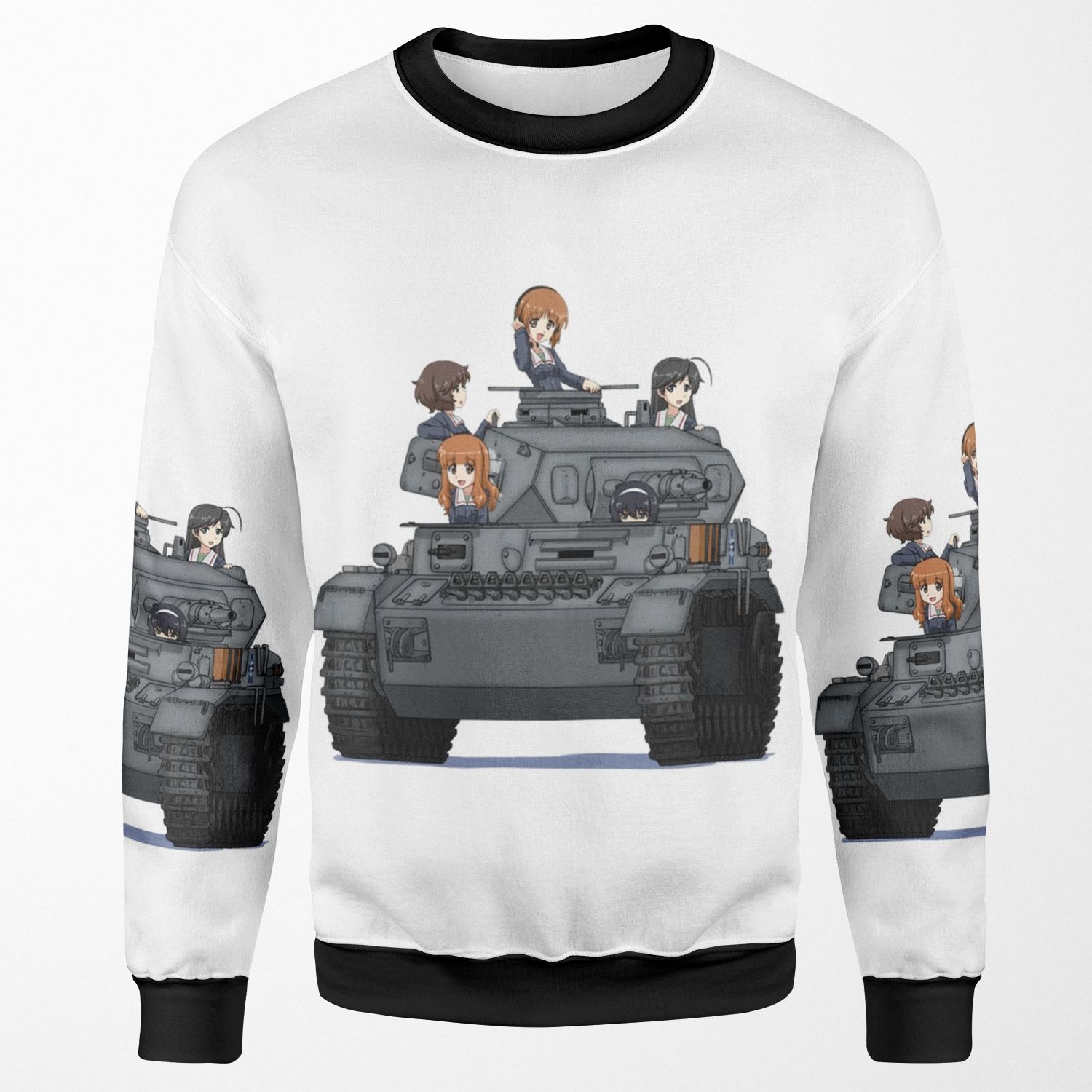 Girls Und Panzer All-over-print Unisex Sweatshirt