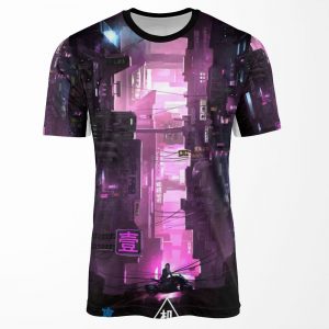 Gits Cyberpunk 2 All-over-print T-shirt