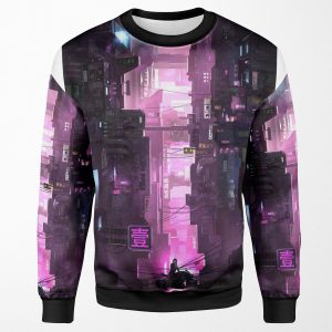 Gits Cyberpunk 2 All-over-print Unisex Sweatshirt