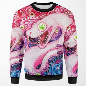 Glittersnake Acrylic Painting All-over-print Unisex Sweatshirt