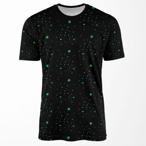 Glow In The Dark Star Aesthetic All-over-print T-shirt