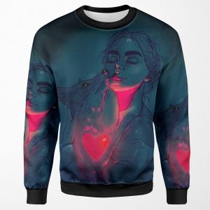 Glowing In The Dark All-over-print Unisex Sweatshirt