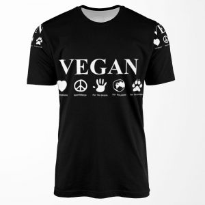Go Vegan All-over-print T-shirt