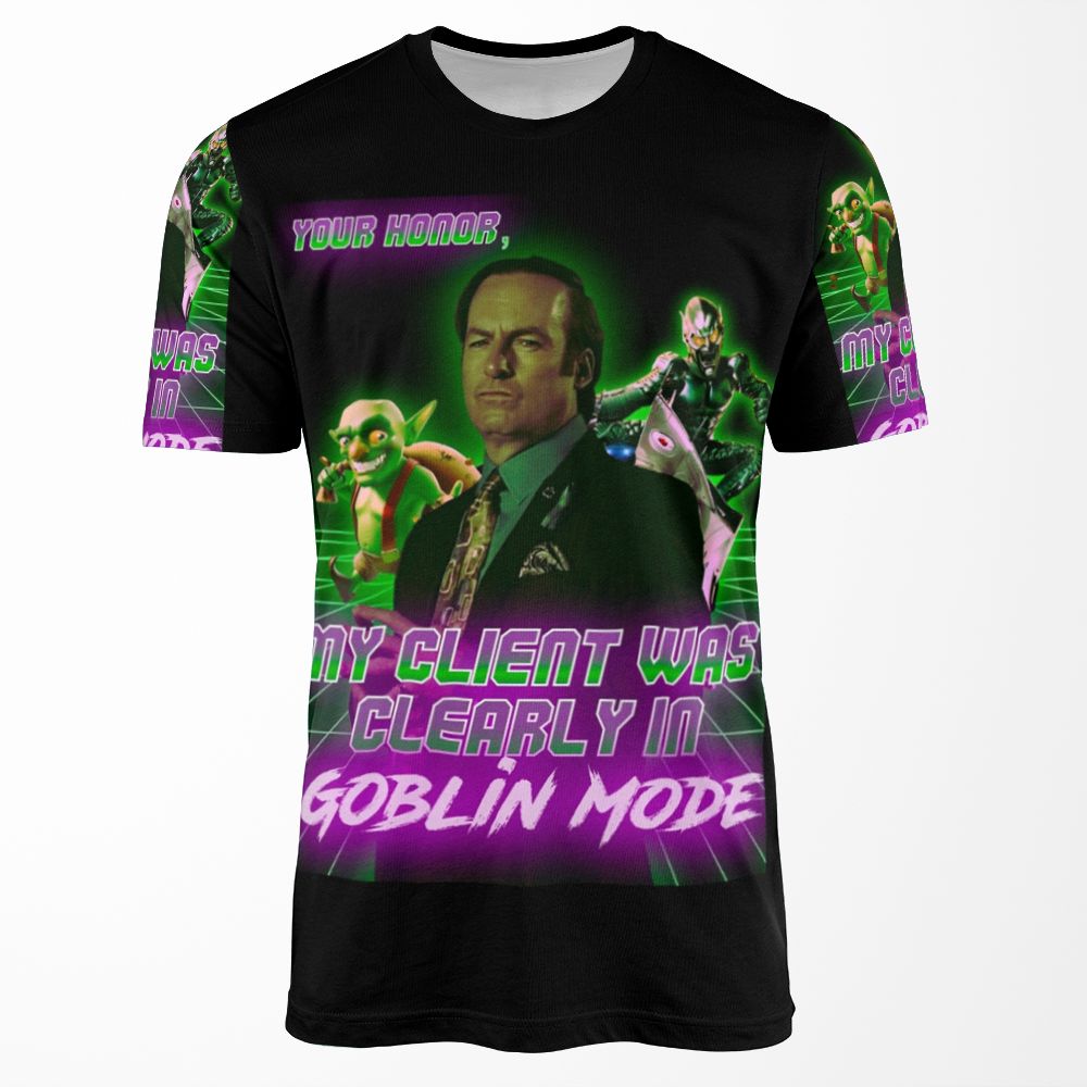 Goblin Mode All-over-print T-shirt