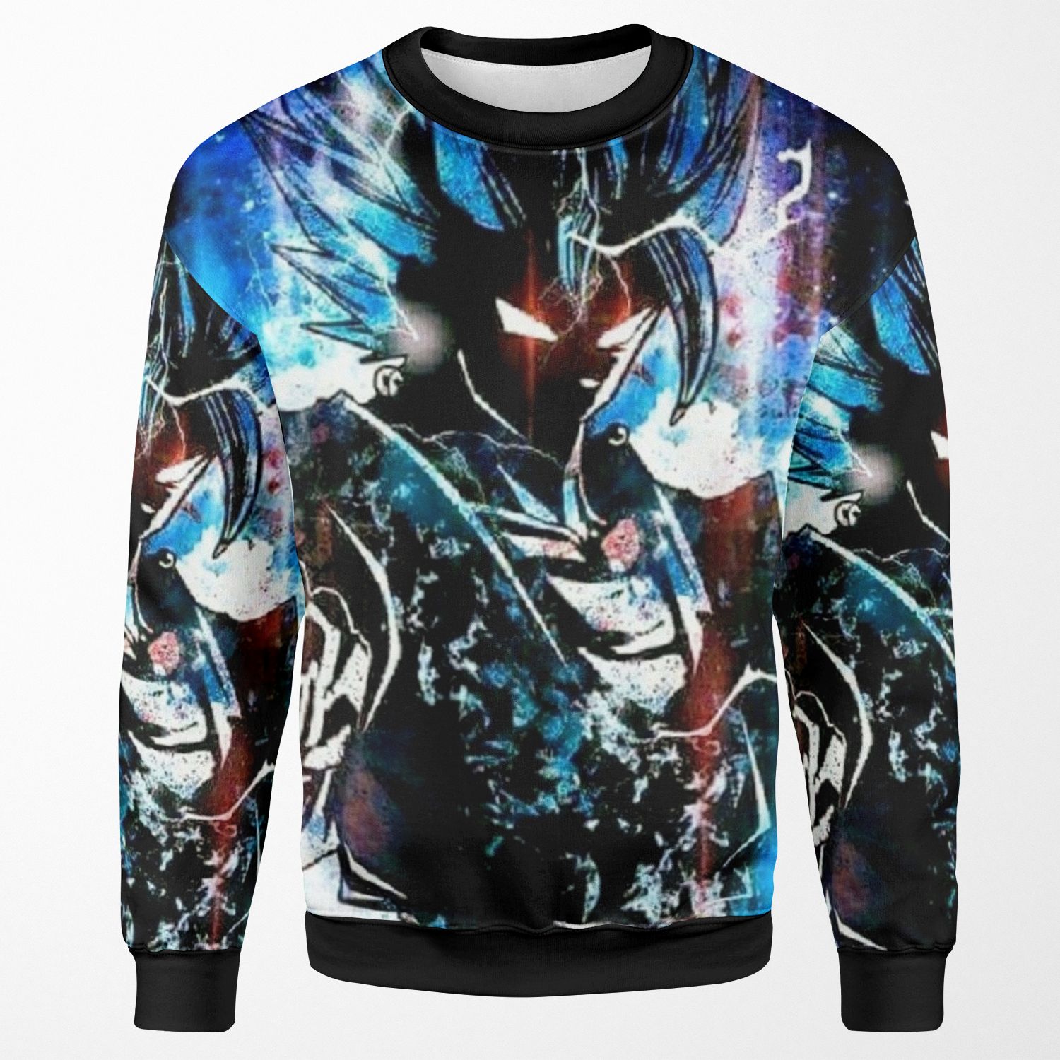 Gogeta Ssj God Blue All-over-print Unisex Sweatshirt