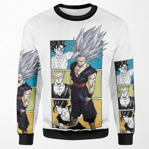 Gohan Beast Dragon Ball Super Super Hero Manga Cover Chapter 404 Inspired All-over-print Unisex Sweatshirt