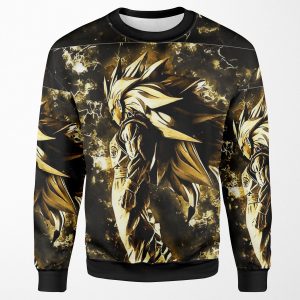 Goku Super Saiyan 3 Gold All-over-print Unisex Sweatshirt