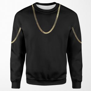 Gold Chain All-over-print Unisex Sweatshirt
