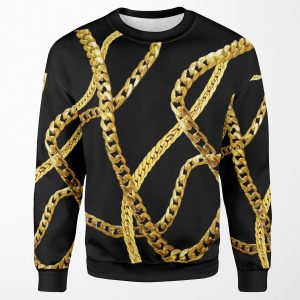 Gold Chains All-over-print Unisex Sweatshirt