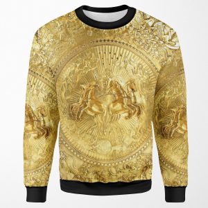 Gold Shield Of Achilles Ancient Gold Masterpiece All-over-print Unisex Sweatshirt