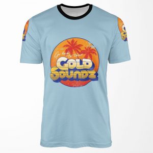 Gold Soundz All-over-print T-shirt