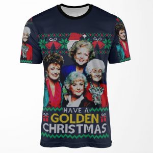 Golden Christmas All-over-print T-shirt