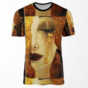 Golden Tears Jugendstil Art All-over-print T-shirt