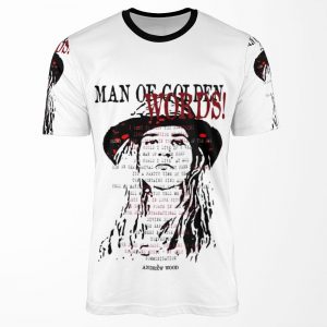 Golden Words I All-over-print T-shirt