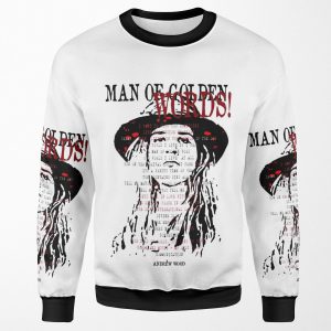 Golden Words I All-over-print Unisex Sweatshirt