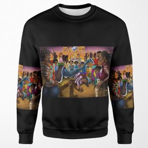 Goodtimes At Soul Train All-over-print Unisex Sweatshirt