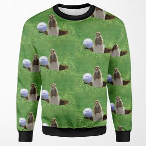 Gopher Golf All-over-print Unisex Sweatshirt