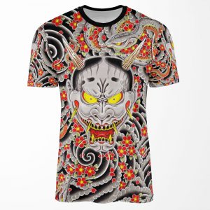 Goro Majima S Hannya Yakuza 0 All-over-print T-shirt