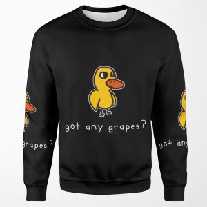 Got Any Grapes Alt For Dark Colored Materials All-over-print Unisex Sweatshirt