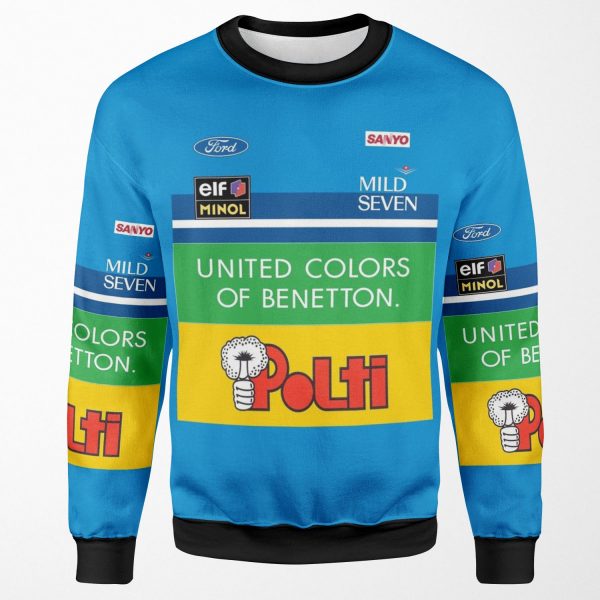 Gp2 Tribute Benetton All-over-print Unisex Sweatshirt