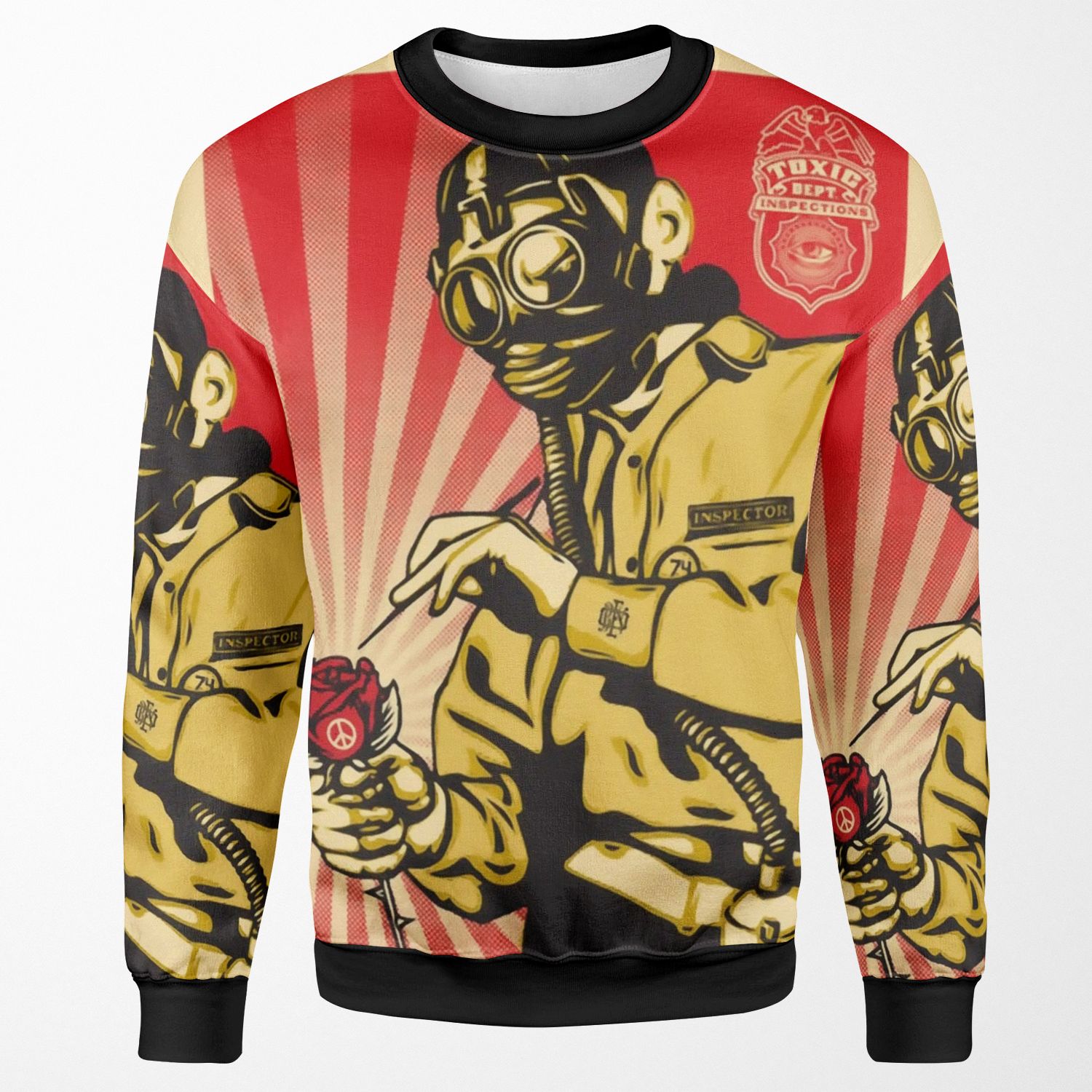 Graffiti Toxic Waste All-over-print Unisex Sweatshirt