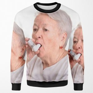 Grandma S Inhaler All-over-print Unisex Sweatshirt