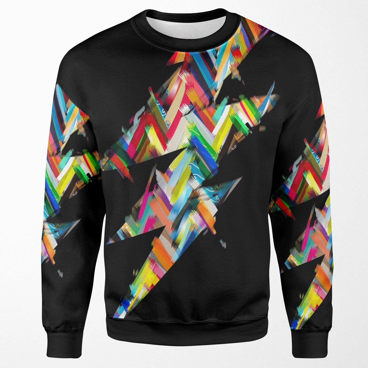 Graphic Lighting All-over-print Unisex Sweatshirt