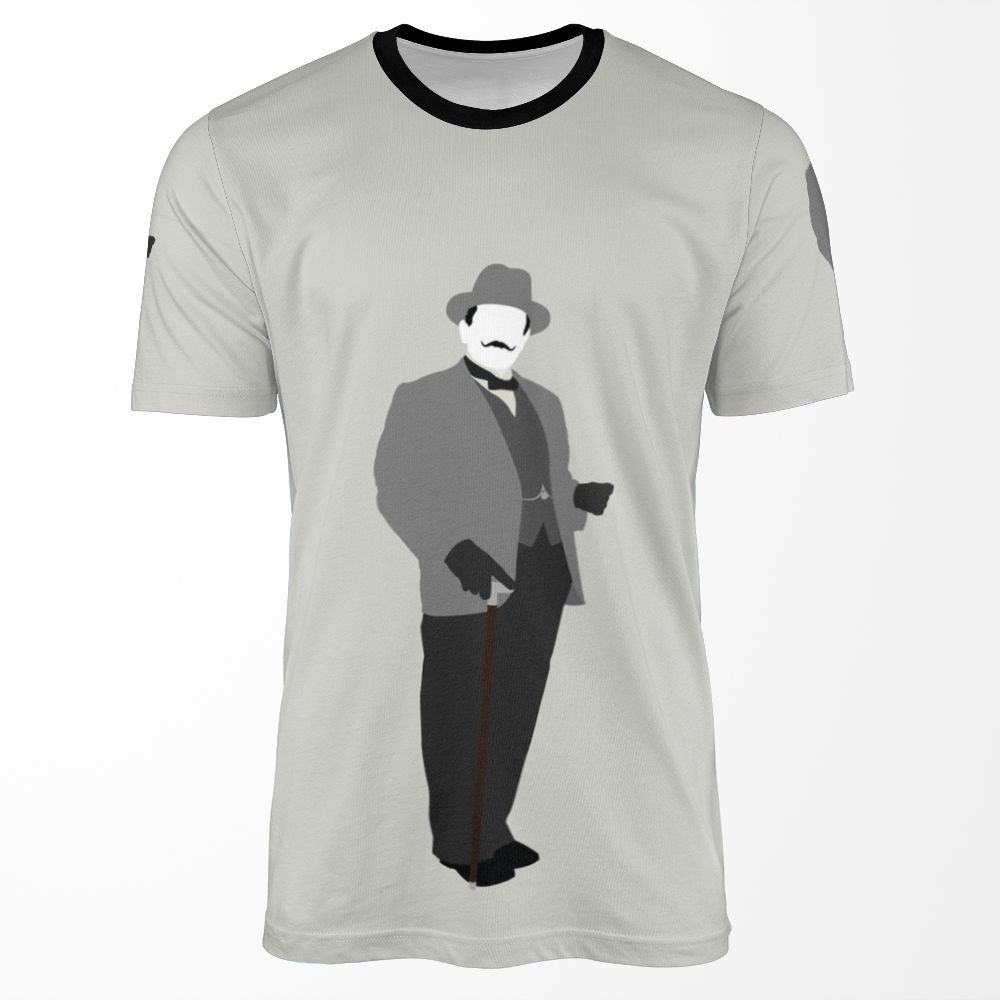 Great Detectives Hercule Poirot All-over-print T-shirt
