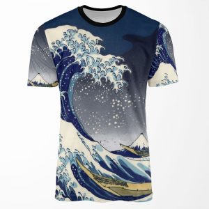 Great Wave Kanagawa Night All-over-print T-shirt