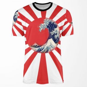 Great Waves Of Rising Sun All-over-print T-shirt