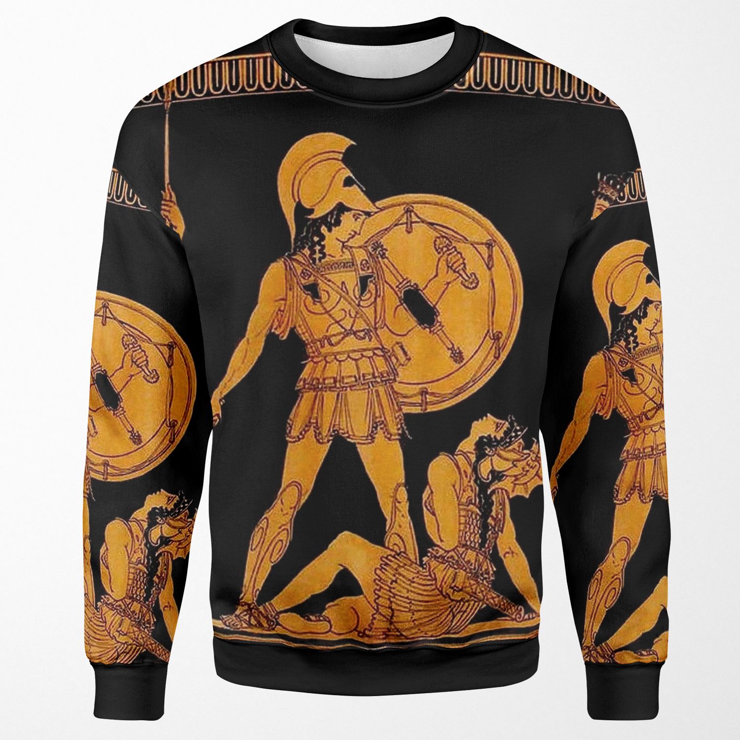 Greece Ancient God And Goddess Frieze Print All-over-print Unisex Sweatshirt