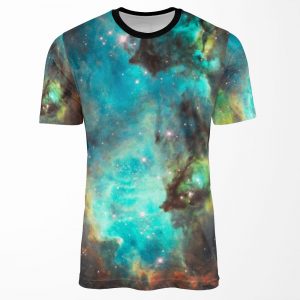 Green Galaxy All-over-print T-shirt