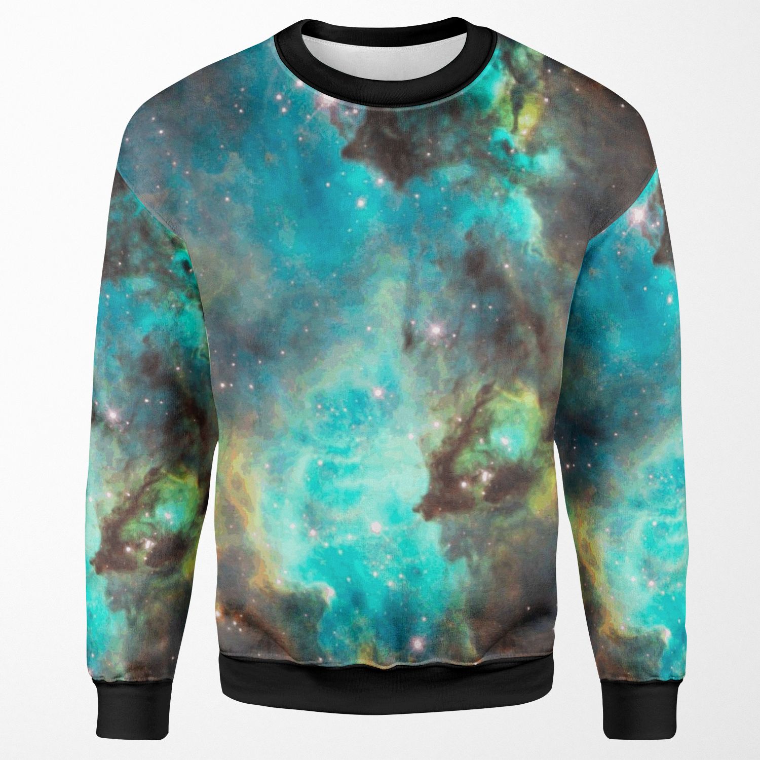 Green Galaxy All-over-print Unisex Sweatshirt