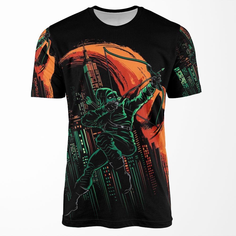 Green Vigilance All-over-print T-shirt