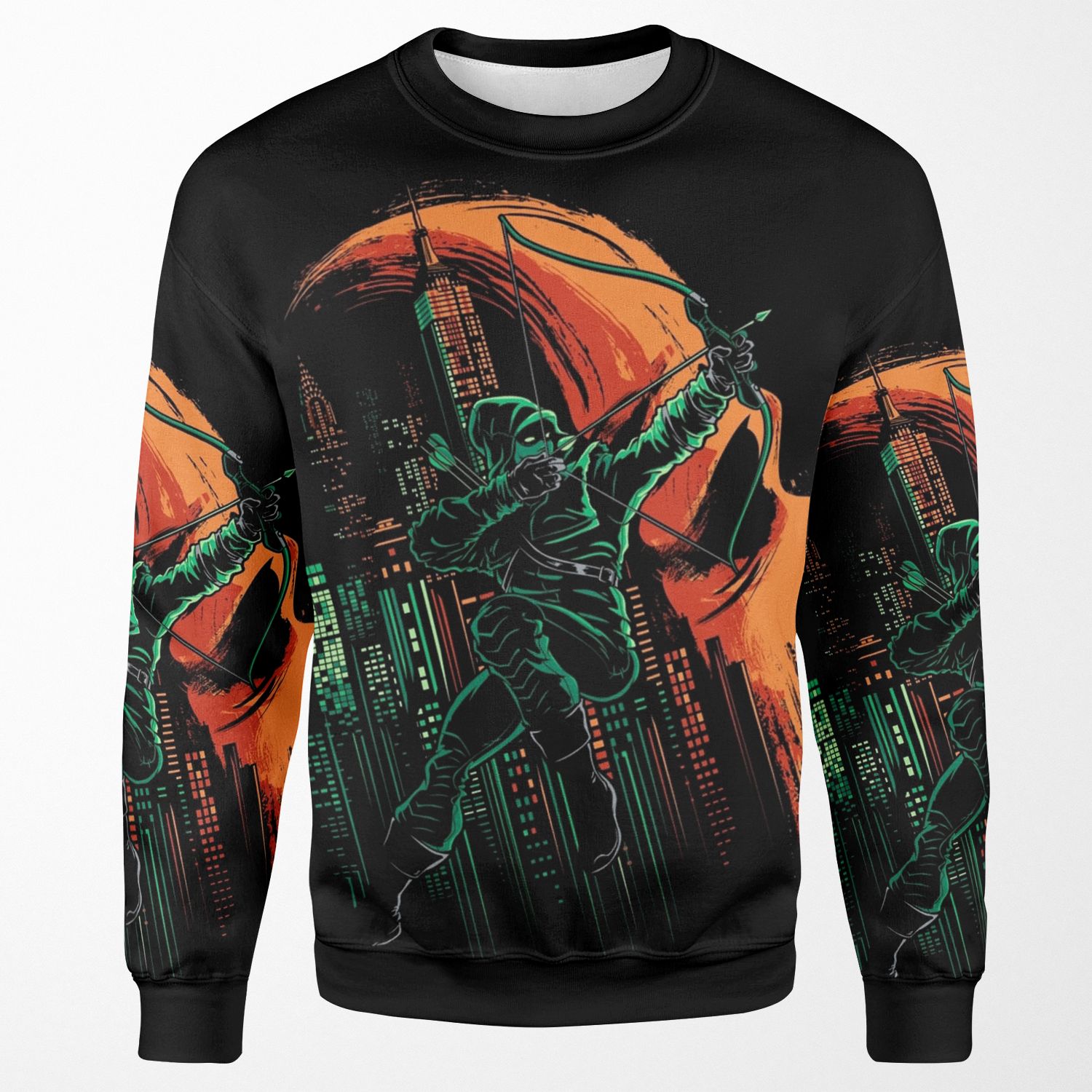 Green Vigilance All-over-print Unisex Sweatshirt