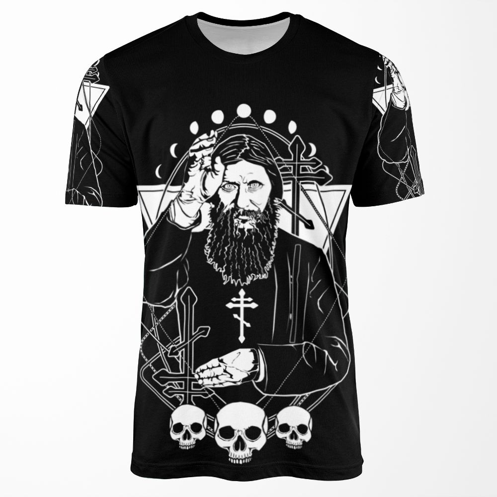 Grigori Yefimovich Rasputin The Russian Mystic All-over-print T-shirt