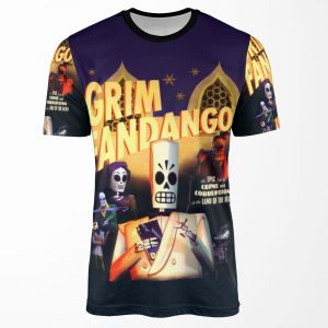 Grim Fandango High Contrast All-over-print T-shirt