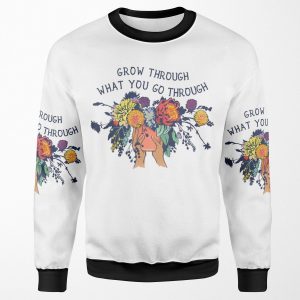 Grow Through What You Go Through All-over-print Unisex Sweatshirt