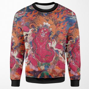 Guru Dragpo Tibetan Buddhism Restored Artwork All-over-print Unisex Sweatshirt