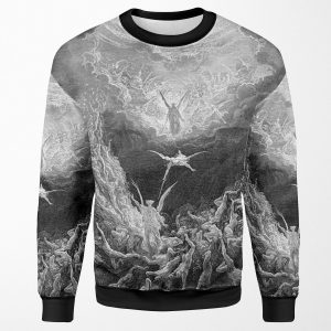 Gustave Dore S The Last Judgement All-over-print Unisex Sweatshirt