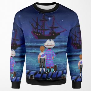 Guybrush And Stan Monkey Island All-over-print Unisex Sweatshirt