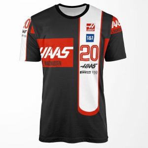 Haas F1 2022 Nose Magnussen All-over-print T-shirt