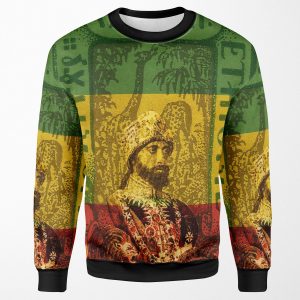 Haile Selassie Emperor Of Ethiopia All-over-print Unisex Sweatshirt