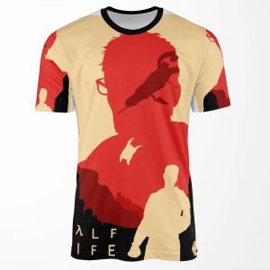 Half Life Minimalist All-over-print T-shirt