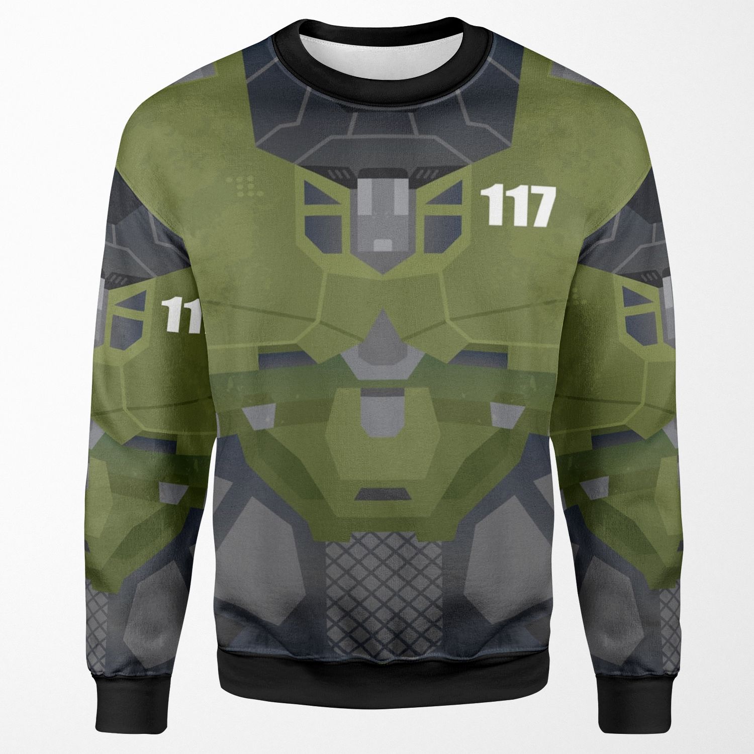 Halo Infinite Master Chief Armor All-over-print Unisex Sweatshirt